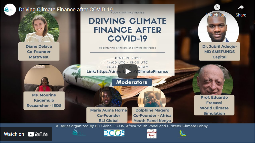 driving climate finance after covid